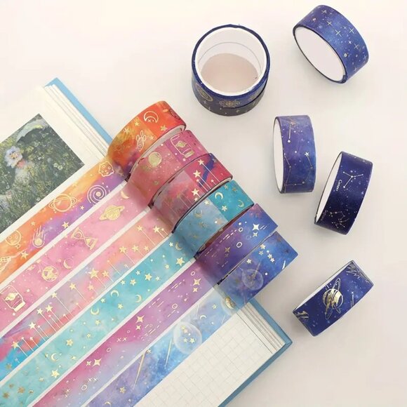 12pc Galactic Astrology Washi Tape Box Set - New in Box! - Picture 5 of 11